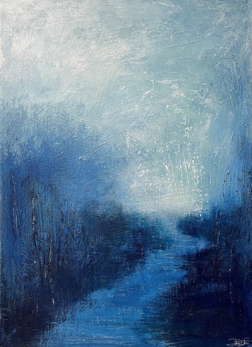 Landskabsfantasi 54 70x50 cm. - Image 2